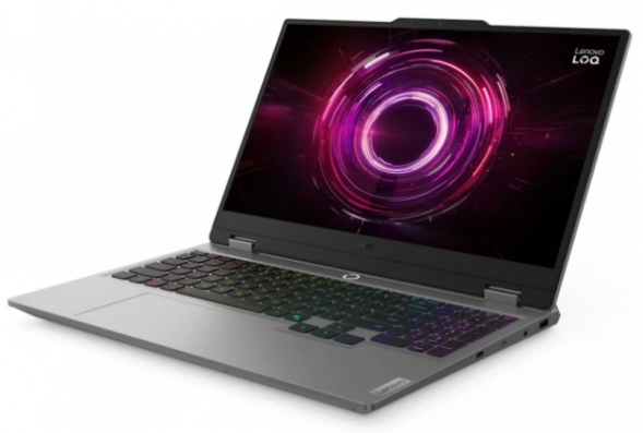 Ноутбук Lenovo LOQ 15AHP10 (83JG003EPB) (15.6 &amp;quot;, Ryzen 7 250 3.3 ГГц, 8 ядер, 16 Гб DDR5, 512 Гб SSD, GeForce RTX 5050, Windows 11 Home), Серый в Ярославле