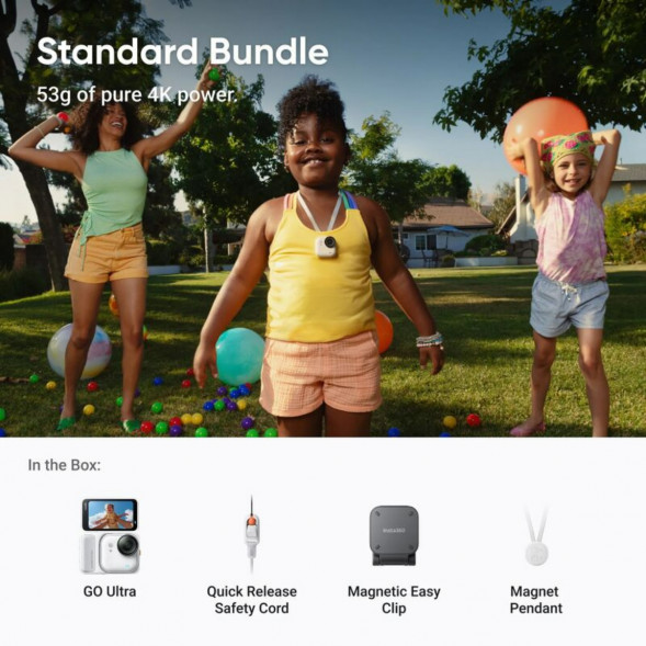 Экшн-камера Insta360 GO Ultra Standard Bundle, White в Ярославле