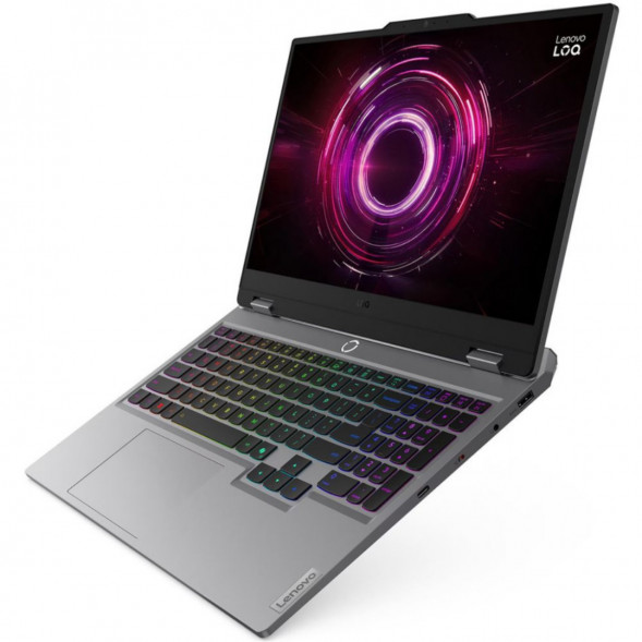 Ноутбук Lenovo LOQ 15AHP10 (83JG003DPB) (15.6&amp;quot;,  IPS, AMD Ryzen 5 220, 6 ядер, 16 ГБ DDR5, SSD 512 ГБ, NVIDIA GeForce RTX 5050 - 8 ГБ, без ОС), серый в Ярославле