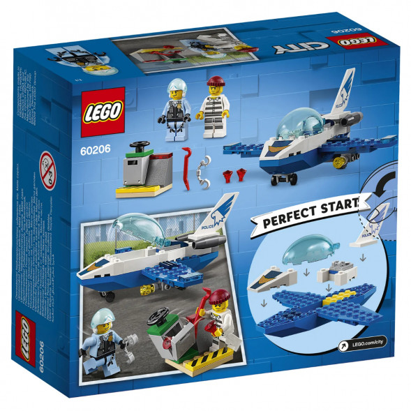 Конструктор LEGO City Police 60206 Воздушная полиция: патрульный самолет в Ярославле