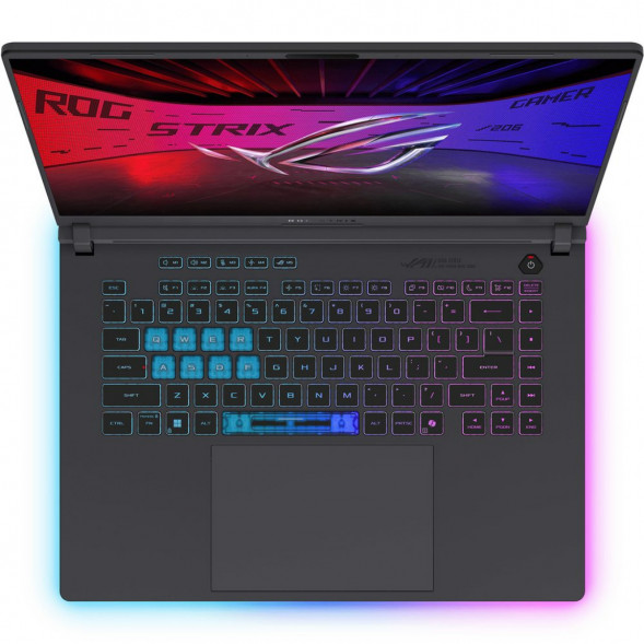 Ноутбук игровой ASUS ROG Strix G16 G615JMR-TS415 (16&amp;quot;, IPS, Intel Core i7-14650HX 2.2ГГц, 16-ядерный, 16ГБ DDR5, 512 ГБ SSD, NVIDIA GeForce RTX 5060 - 8 ГБ, без ОС), серый в Ярославле