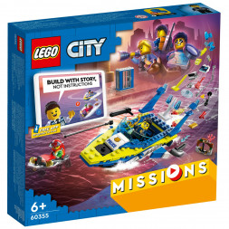 Конструктор LEGO City 60355 Детективные миссии водной полиции