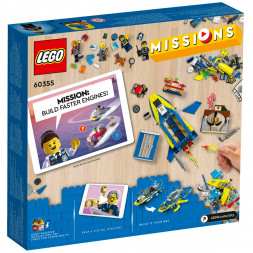 Конструктор LEGO City 60355 Детективные миссии водной полиции