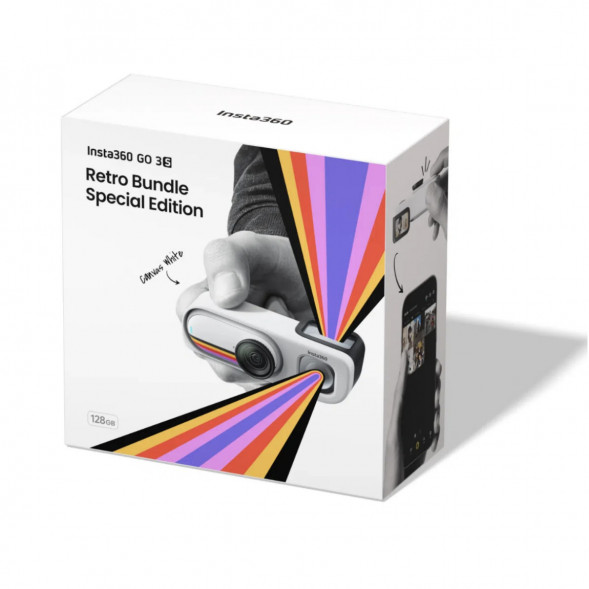 Экшн-камера Insta360 Go 3S Retro Bundle Special Edition 64ГБ, White в Ярославле