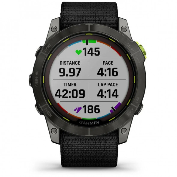 Умные часы Garmin Enduro 2 угольно-серый DLC титановый с нейлоновым ремешком UltraFit 010-02754-01 в Ярославле