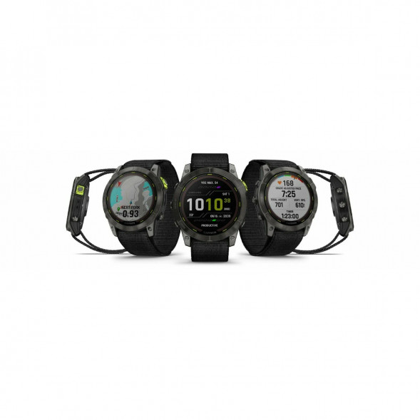 Умные часы Garmin Enduro 2 угольно-серый DLC титановый с нейлоновым ремешком UltraFit 010-02754-01 в Ярославле