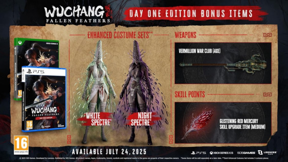 Игра Wuchang: Fallen Feathers. Day One Edition [PS5, русские субтитры] в Ярославле