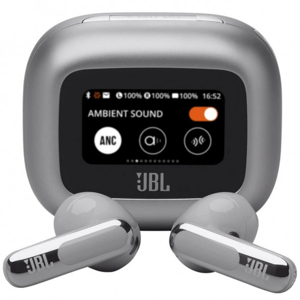 Беспроводные наушники JBL Live Flex 3, Silver в Ярославле