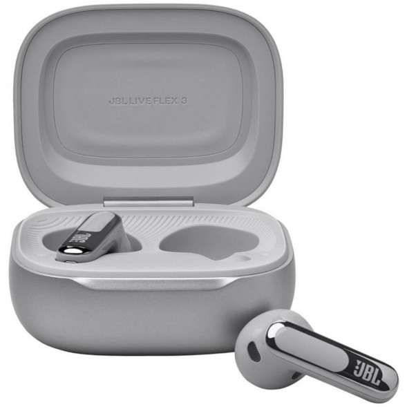 Беспроводные наушники JBL Live Flex 3, Silver в Ярославле