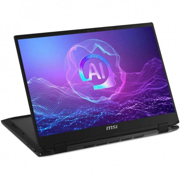 Ноутбук трансформер MSI Summit 16 AI Evo A2HMTG-057RU (16&amp;quot;, IPS, Intel Core Ultra 7 255H 2ГГц, 16 ядер, 16ГБ LPDDR5, 1ТБ SSD, Intel Arc 140T, Windows 11 Home), черный в Ярославле