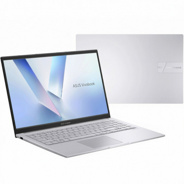 Ноутбук ASUS Vivobook 15 X1504MA-BQ058 (15.6&amp;quot;, IPS, Intel Core 5 320 1.5ГГц, 6 ядер, 16ГБ DDR5, 512ГБ SSD, Intel Graphics, без ОС), серебристый в Ярославле